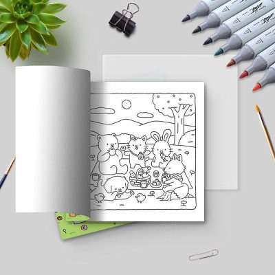 LIBRO DE MODA PARA COLOREAR MOD AA-0003 FUZZY