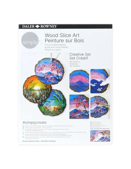 SET CREATIVO DALER ROWNEY PINTANDO MADERA