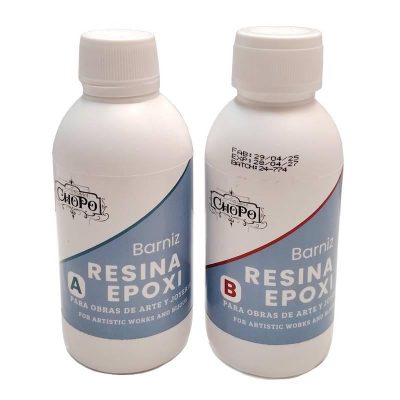 KIT RESINA EPOXI 2 COMPONENTES 250ml   250ml