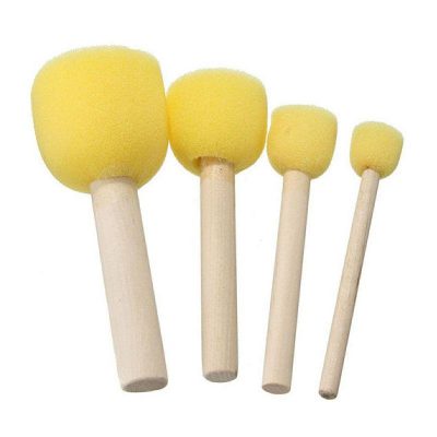 PINCELES FOAM ART CREATION REDONDOS BLISTER 4 UDS