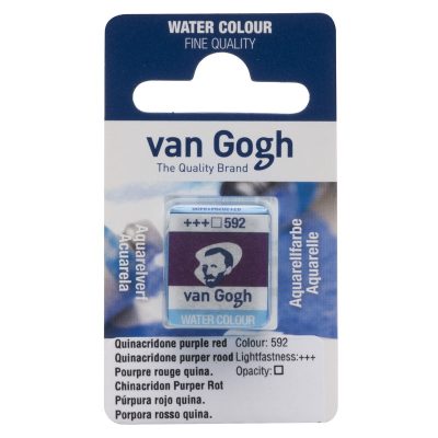 ACUARELA VAN GOGH PURPURA ROJO QUINA 592