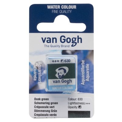 ACUARELA VAN GOGH CREPUSCULO VERDE 630