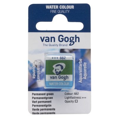 ACUARELA VAN GOGH VERDE PERM  662