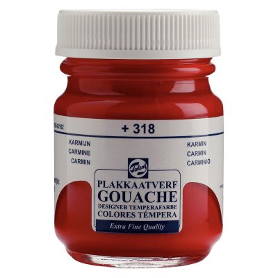 GOUACHE TALENS 50ML CARMIN 318