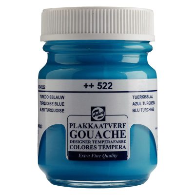 GOUACHE TALENS 50ML AZUL TURQUESA 522