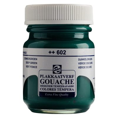 GOUACHE TALENS 50ML VERDE OSC 602
