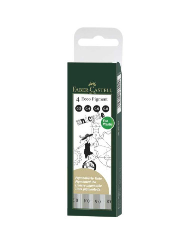 ROTULADOR CALIBRADO FABER BLISTER 4UN 02-04-06-08