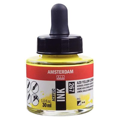 TINTA AMSTERDAM 30ML AMARIL AZO LIM 267