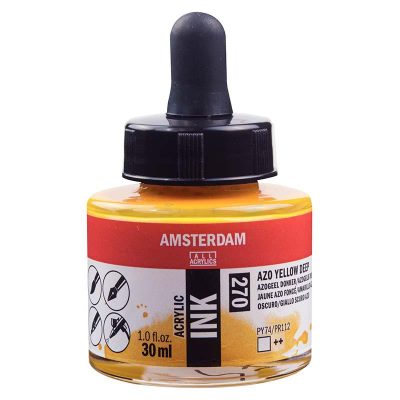 TINTA AMSTERDAM 30ML AMARIL AZO OSC 270
