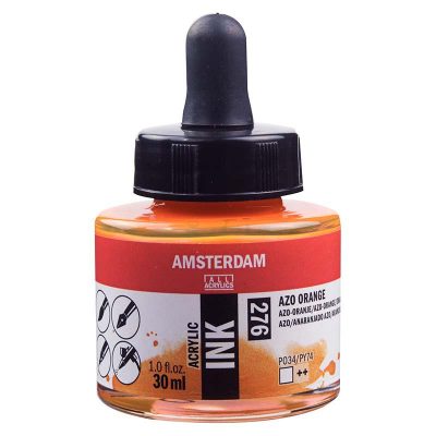 TINTA AMSTERDAM 30ML ANARANJ AZO 276