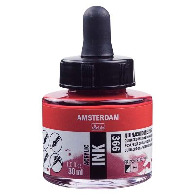 TINTA AMSTERDAM 30ML ROSA QUINACR  366