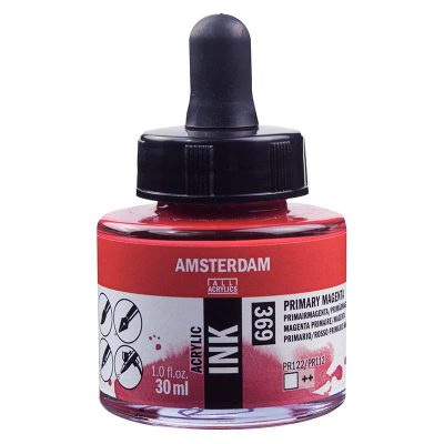 TINTA AMSTERDAM 30ML MAGENTA PRIM 369