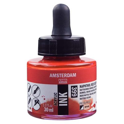 TINTA AMSTERDAM 30ML ROJO NAFT OSC 399