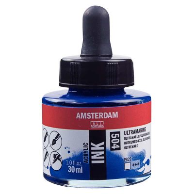 TINTA AMSTERDAM 30ML AZUL U MAR 504