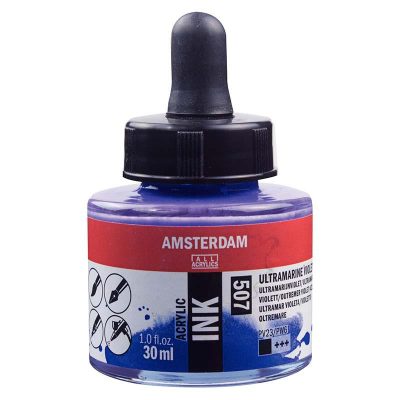 TINTA AMSTERDAM 30ML AZUL U MAR VIO 507