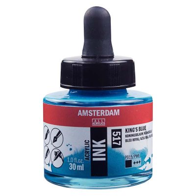 TINTA AMSTERDAM 30ML AZUL REAL 517
