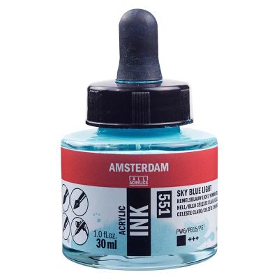 TINTA AMSTERDAM 30ML AZUL CELEST CL 551