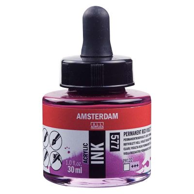 TINTA AMSTERDAM 30ML VIOL ROJO P CL 577