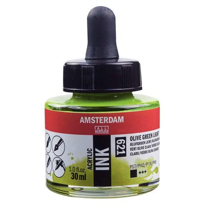 TINTA AMSTERDAM 30ML VERDE OLIVA CL 621