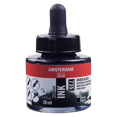 TINTA AMSTERDAM 30ML NEGRO OXIDO 735