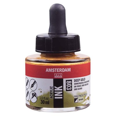 TINTA AMSTERDAM 30ML ORO OSCURO 803