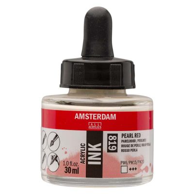 TINTA AMSTERDAM 30ML ROJO PERLA 819