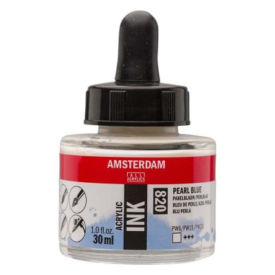 TINTA AMSTERDAM 30ML AZUL PERLA 820