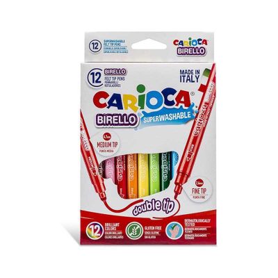ROTULADOR ESCOLAR CARIOCA BIRELLO 12 COLORES