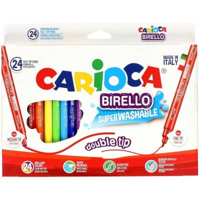 ROTULADOR ESCOLAR CARIOCA BIRELLO 24 COLORES