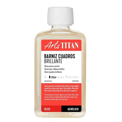 BARNIZ CUADROS BRILLANTE TITAN 250ML