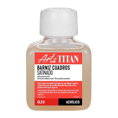 BARNIZ CUADROS SATINADO TITAN 100ML
