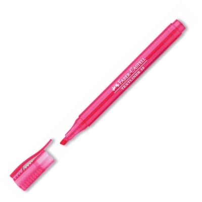 RESALTADOR FABER TEXTLINER 38 ROJO