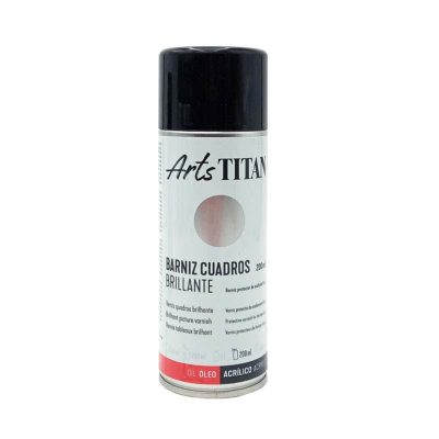 BARNIZ CUADROS BRILLANTE TITAN SPRAY 200ML