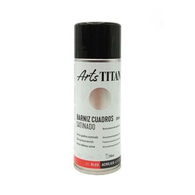 BARNIZ CUADROS SATINADO TITAN SPRAY 200ML