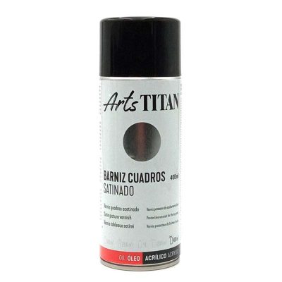 BARNIZ CUADROS SATINADO TITAN SPRAY 400ML