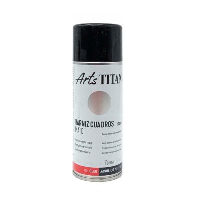 BARNIZ CUADROS MATE TITAN SPRAY 200ML